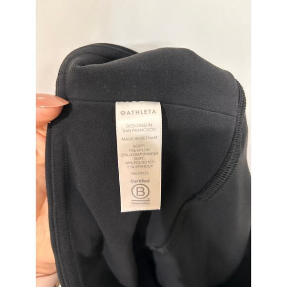 Athleta Elation 2 in 1 7/8 Tight Black Sz S - Picture 5 of 6